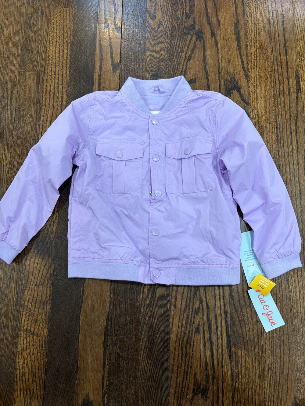 Cat & Jack Lilac girls Lightweight Bomber Jacket